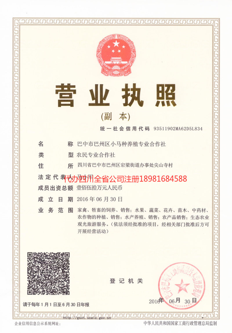 鹤山鹤山小马种养殖专业合作社